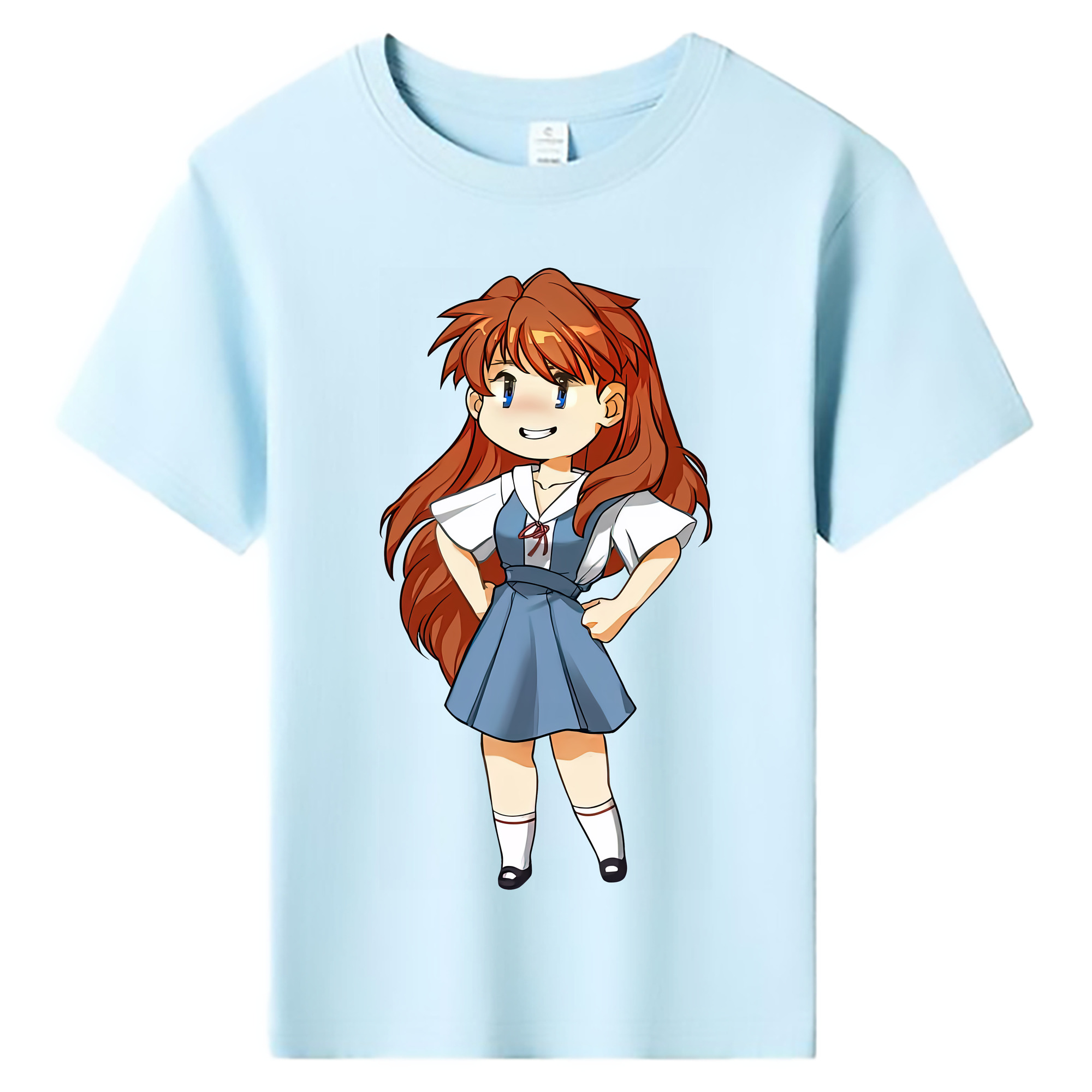 （画像用） EVA 新世紀エヴァンゲリオン 綿100％キッズTシャツ（フロントプリント）